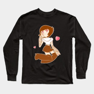 Yandere eyes by mamitheartist Long Sleeve T-Shirt